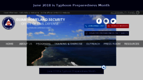 What Ghs.guam.gov website looked like in 2018 (5 years ago)
