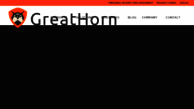 What Greathorn.com website looked like in 2018 (5 years ago)
