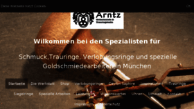 What Goldschmiede-arntz.de website looked like in 2018 (5 years ago)