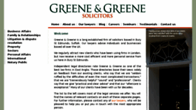 What Greene-greene.com website looked like in 2018 (5 years ago)