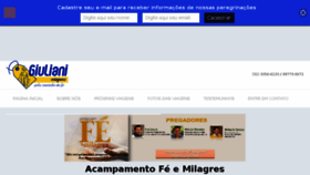 What Giulianiviagens.com.br website looked like in 2018 (5 years ago)