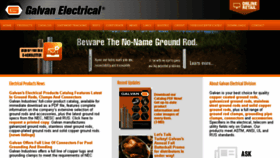 What Galvanelectrical.com website looked like in 2018 (5 years ago)