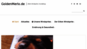 What Goldenmerlo.de website looked like in 2018 (5 years ago)