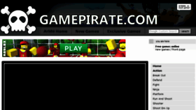 What Gamepirate.com website looked like in 2018 (5 years ago)