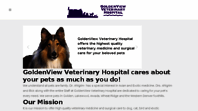 What Goldenviewvet.com website looked like in 2018 (5 years ago)