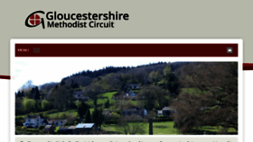 What Gloucestershiremethodist.org.uk website looked like in 2018 (5 years ago)