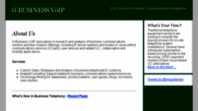 What Gbusinessvoip.com website looked like in 2018 (5 years ago)