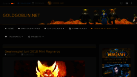 What Goldgoblin.net website looked like in 2018 (5 years ago)