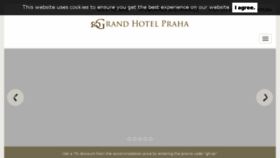 What Grandhotelpraha.cz website looked like in 2018 (5 years ago)
