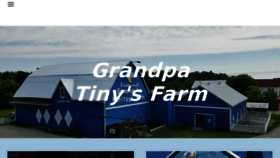 What Grandpatinysfarm.com website looked like in 2018 (5 years ago)