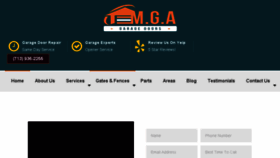 What Garagedoors-houstontx.com website looked like in 2018 (5 years ago)
