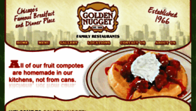 What Goldennuggetpancake.com website looked like in 2018 (5 years ago)