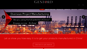What Genford.com website looked like in 2018 (5 years ago)