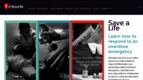 What Getnaloxonenow.org website looked like in 2018 (7 years ago)