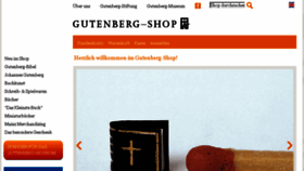 What Gutenberg-shop.de website looked like in 2018 (5 years ago)