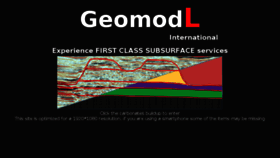 What Geomodl.com website looked like in 2018 (5 years ago)