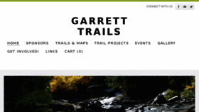 What Garretttrails.org website looked like in 2018 (5 years ago)