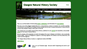 What Glasgownaturalhistory.org.uk website looked like in 2018 (5 years ago)