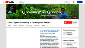 What Growingyourgreens.com website looked like in 2018 (5 years ago)