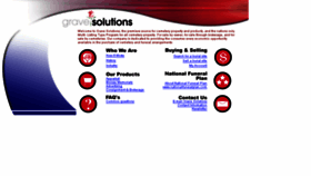 What Gravesolutions.com website looked like in 2018 (5 years ago)