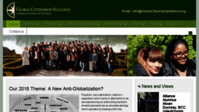 What Globalcitizenshipalliance.org website looked like in 2018 (5 years ago)