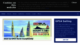 What Gp14.org website looked like in 2018 (5 years ago)