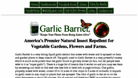 What Garlicbarrier.com website looked like in 2018 (5 years ago)