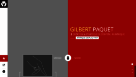 What Gilbertpaquet.com website looked like in 2018 (5 years ago)