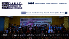 What Garad.org website looked like in 2018 (5 years ago)