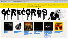 What Gcrecords.bandcamp.com website looked like in 2018 (5 years ago)