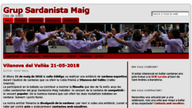What Grup-maig.cat website looked like in 2018 (5 years ago)