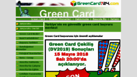 What Greencard.la website looked like in 2018 (5 years ago)