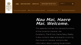 What Gg.govt.nz website looked like in 2018 (5 years ago)