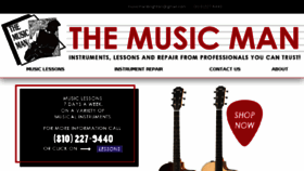 What Gomusicman.com website looked like in 2018 (5 years ago)