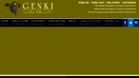 What Genkiatl.com website looked like in 2018 (5 years ago)
