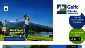 What Golf-zellamsee.at website looked like in 2018 (5 years ago)