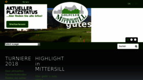 What Golfclub-mittersill.at website looked like in 2018 (5 years ago)
