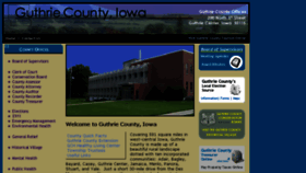 What Guthriecounty.org website looked like in 2018 (5 years ago)