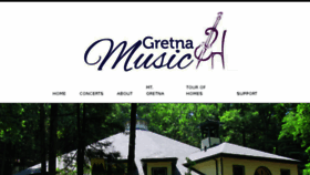 What Gretnamusic.org website looked like in 2018 (5 years ago)