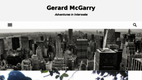 What Gerardmcgarry.com website looked like in 2018 (5 years ago)