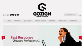 What Gozign.com website looked like in 2018 (5 years ago)