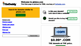 What Gfylaw.com website looked like in 2018 (5 years ago)