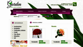 What Garden.az website looked like in 2018 (5 years ago)