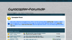 What Gyrocopter-forum.de website looked like in 2018 (5 years ago)