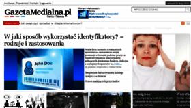 What Gazetamedialna.pl website looked like in 2018 (5 years ago)