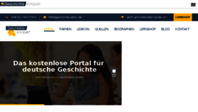 What Geschichte-abitur.de website looked like in 2018 (5 years ago)