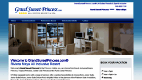 What Grandsunsetprincess.com website looked like in 2018 (5 years ago)