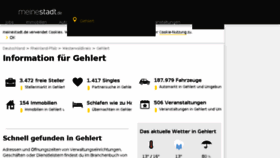What Gehlert.biz website looked like in 2018 (5 years ago)