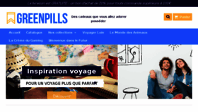What Greenpills.fr website looked like in 2018 (5 years ago)