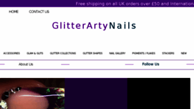What Glitterartynails.co.uk website looked like in 2018 (5 years ago)